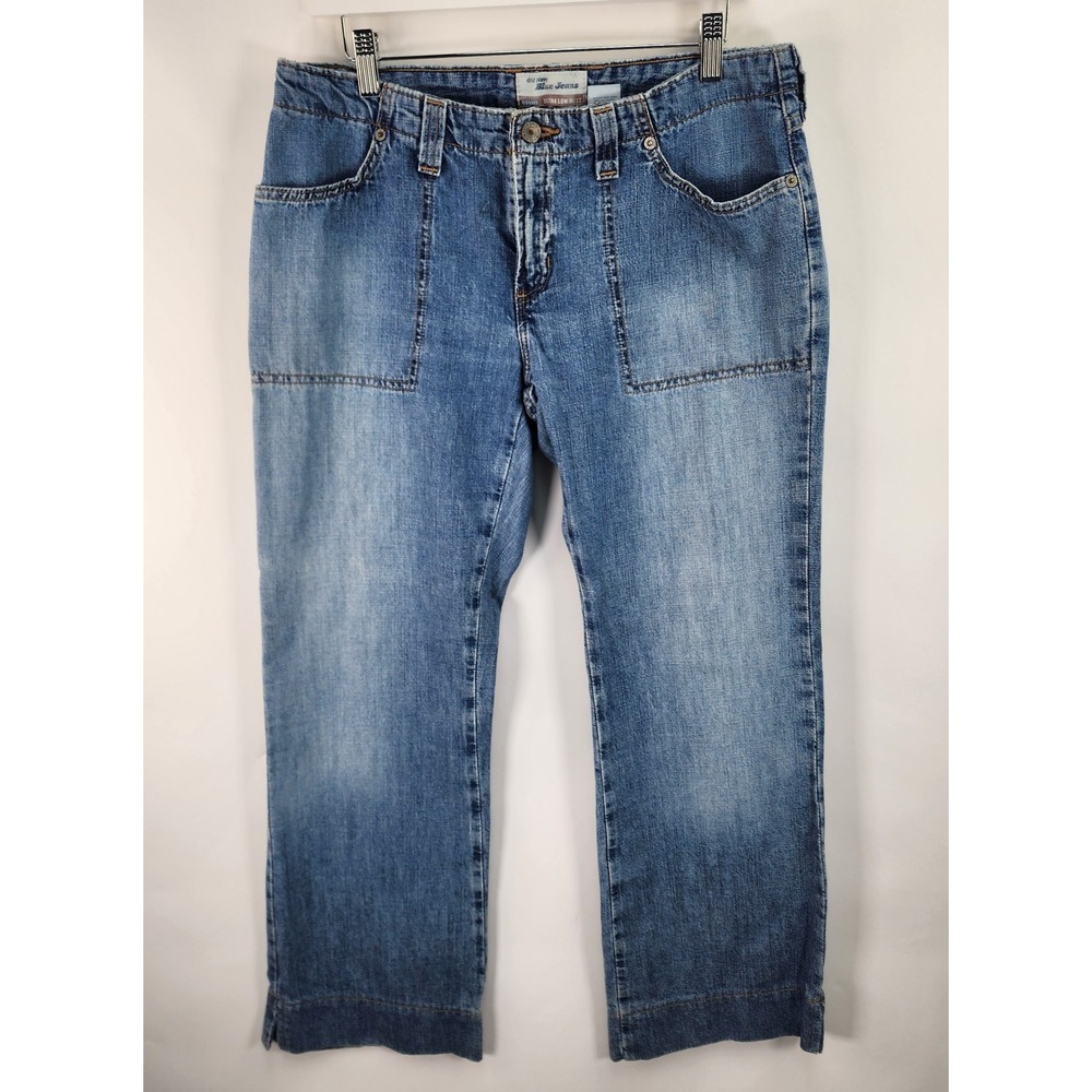 Old Navy Ultra Low Waist Jeans Women's 10 Blue Denim Vintage Y2K